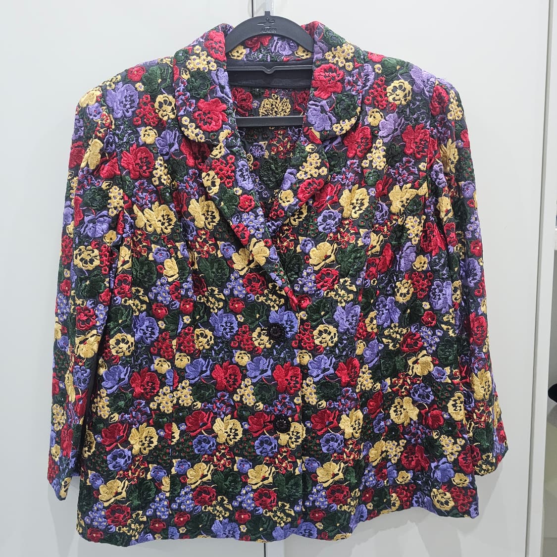 플라워자수 오버사이즈 자켓 상품이미지2