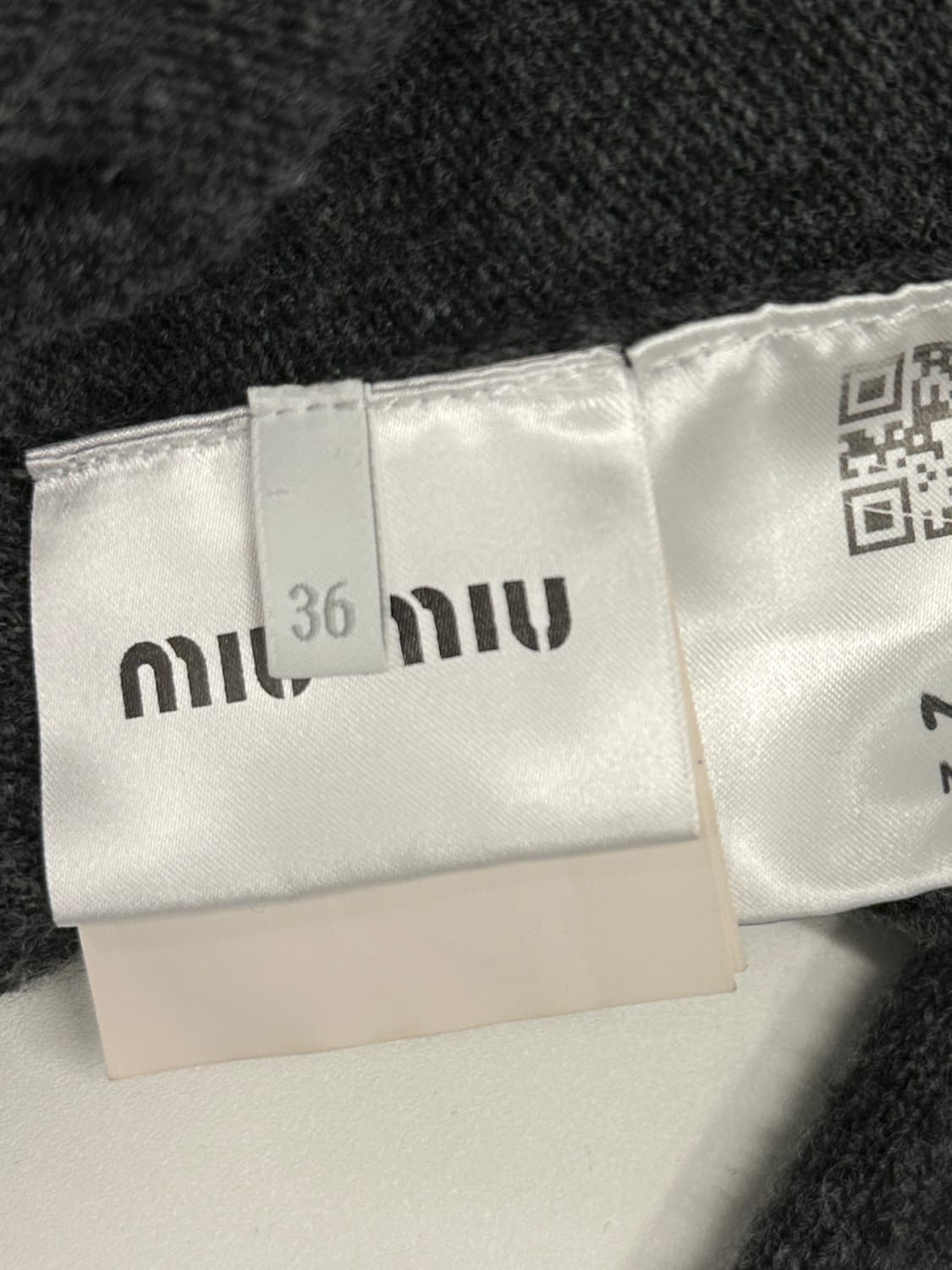 miu miu 미우미우 울 크롭 가디건 36 상품이미지4