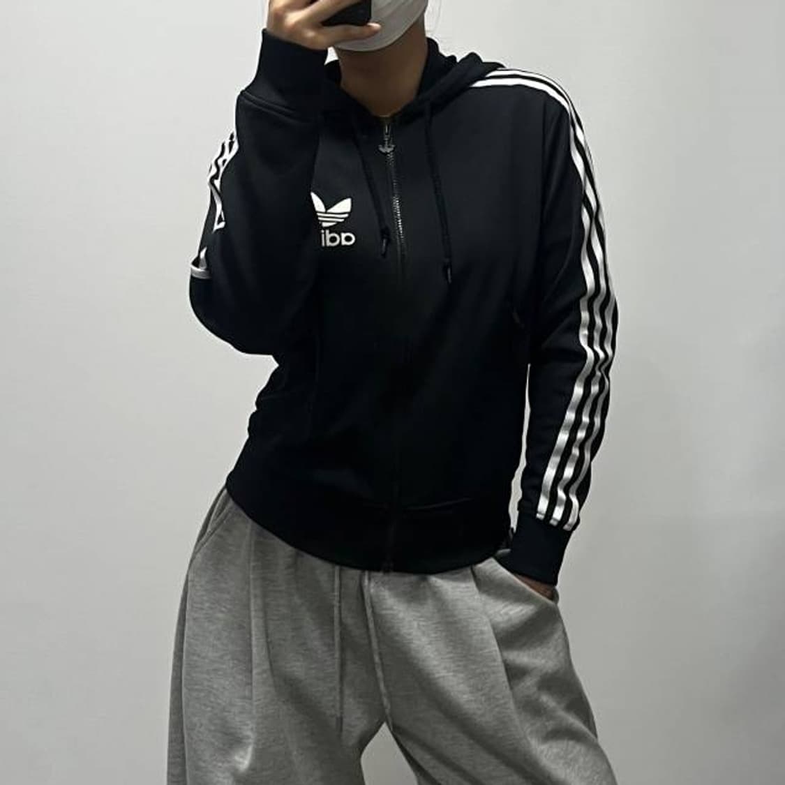 아디다스 후드져지 후드집업 블랙 105 [093005] 상품이미지2