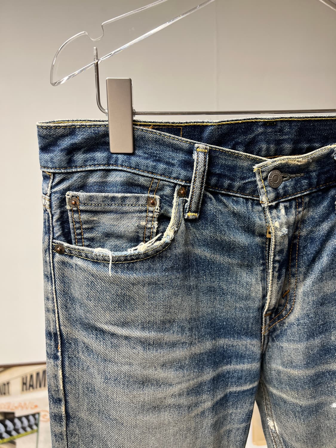 Levis 리바이스 511 디스 워싱 데님 30 상품이미지6