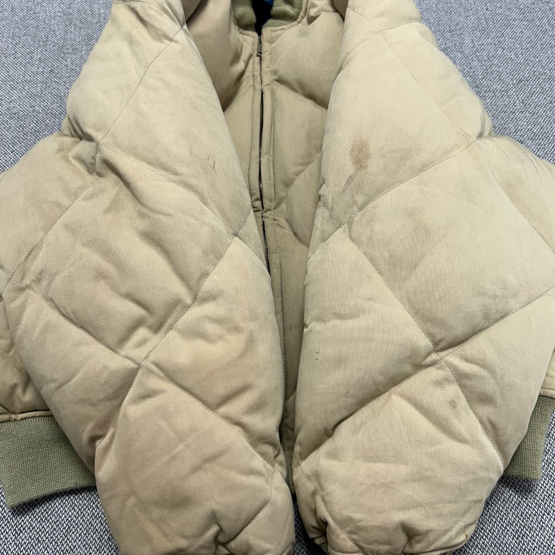폴로 빈티지 다이아몬드 푸퍼 패딩(M) 상품이미지5