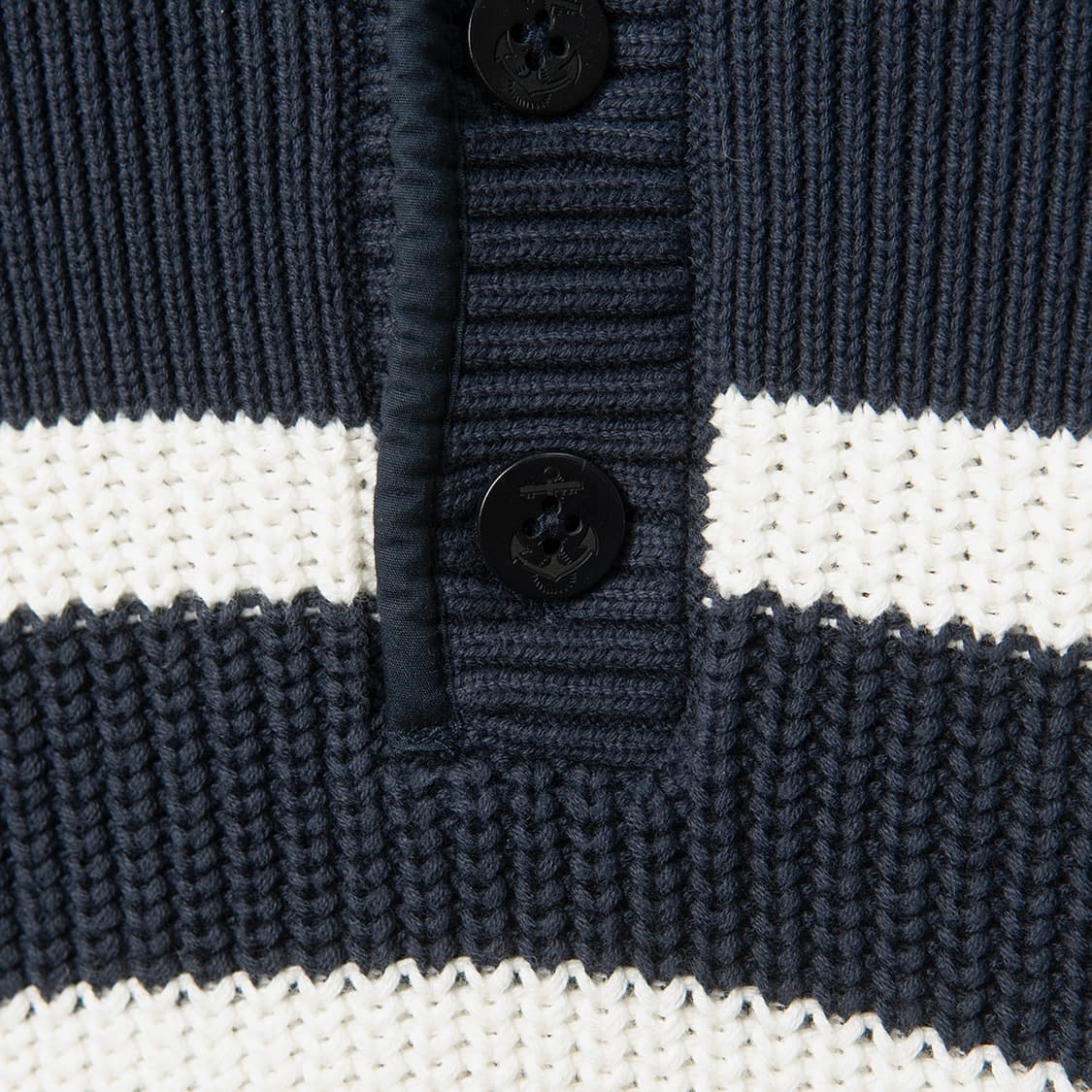 [XXL] 타미힐피거 스탠드 카라 코튼 스트라이프 니트  상품이미지2