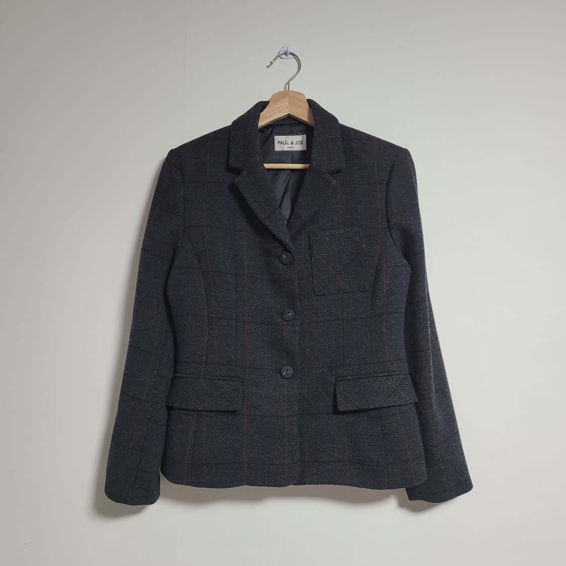 (90) PAUL & JOE 폴앤조 체크 패턴 여성 자켓 55 상품이미지1