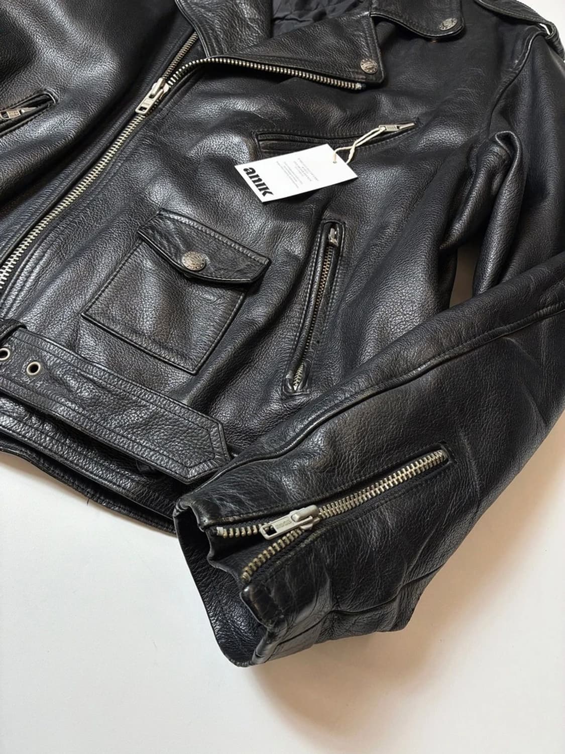 할리데이비슨 이글 엠보싱 로고 소가죽 자켓 PN9338 상품이미지4