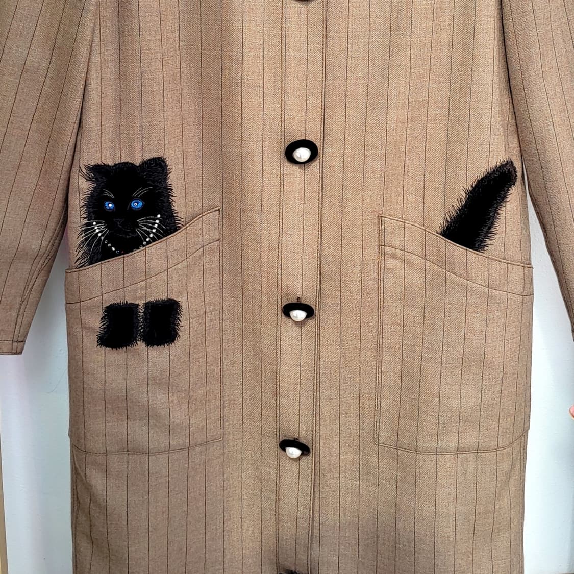 고양이 빈티지 원피스 고먐미 상품이미지2