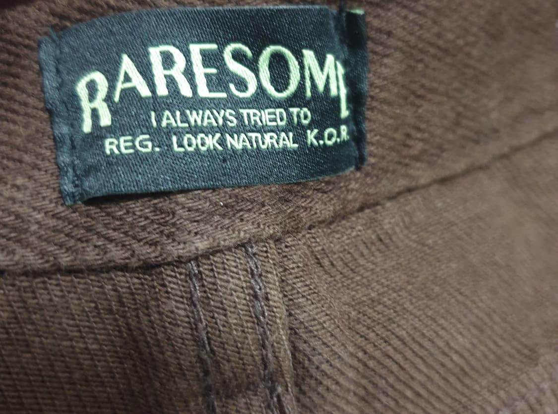 RARESOME 와이드 데님팬츠 (M) 모카브라운 새상품급 상품이미지2