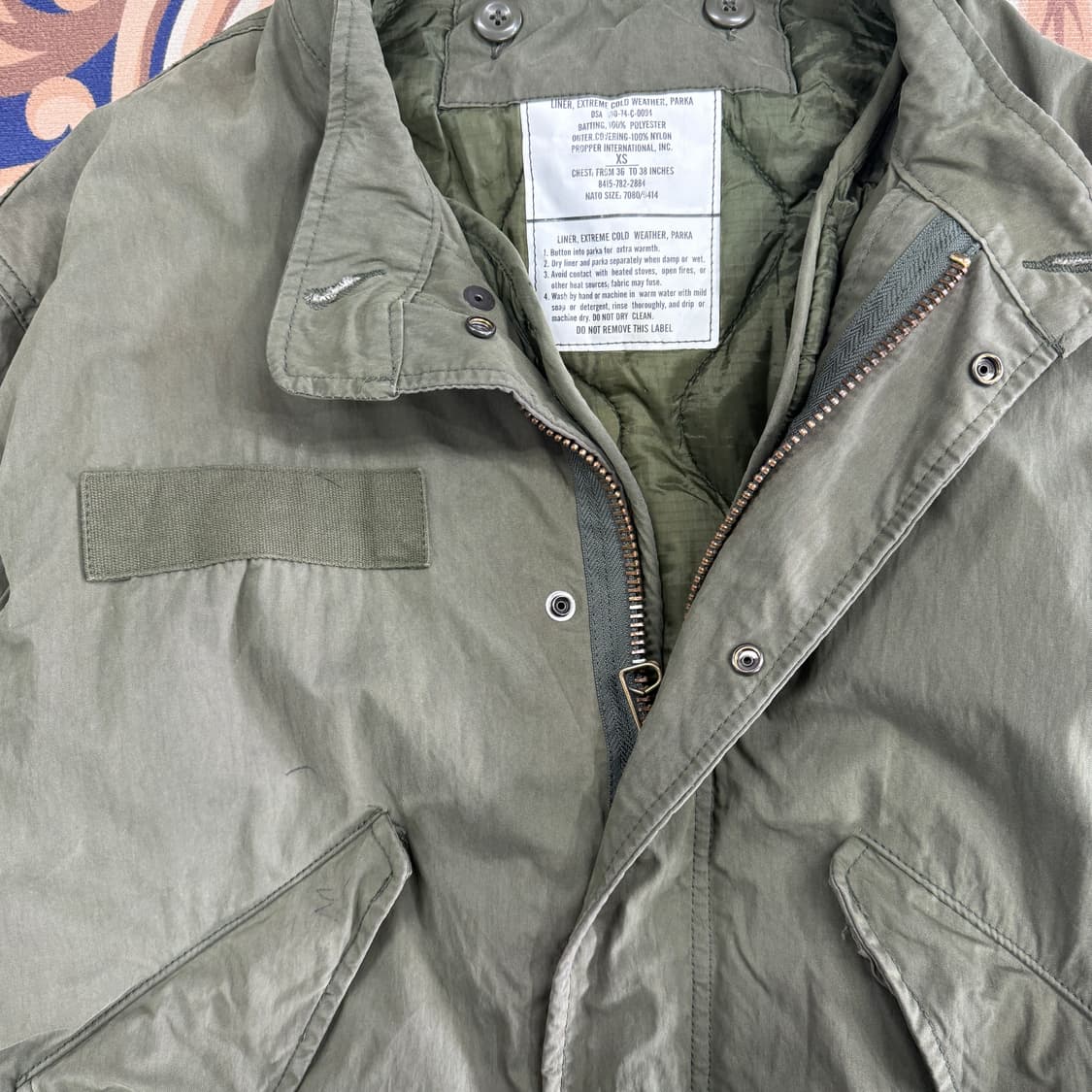 (S)프로퍼 PROPPER M-65피시테일 개파카 파카자켓 상품이미지2