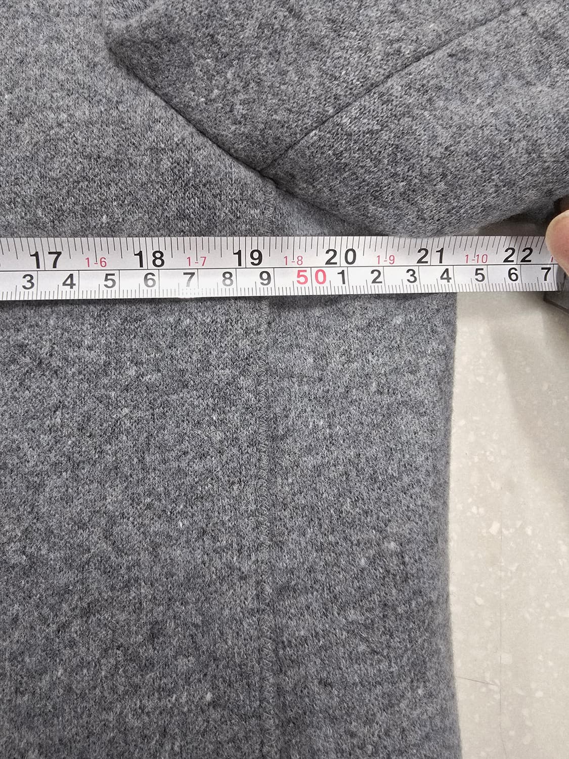 헤지스 mr 모직 혼방 그레이 자켓 코트 상품이미지8