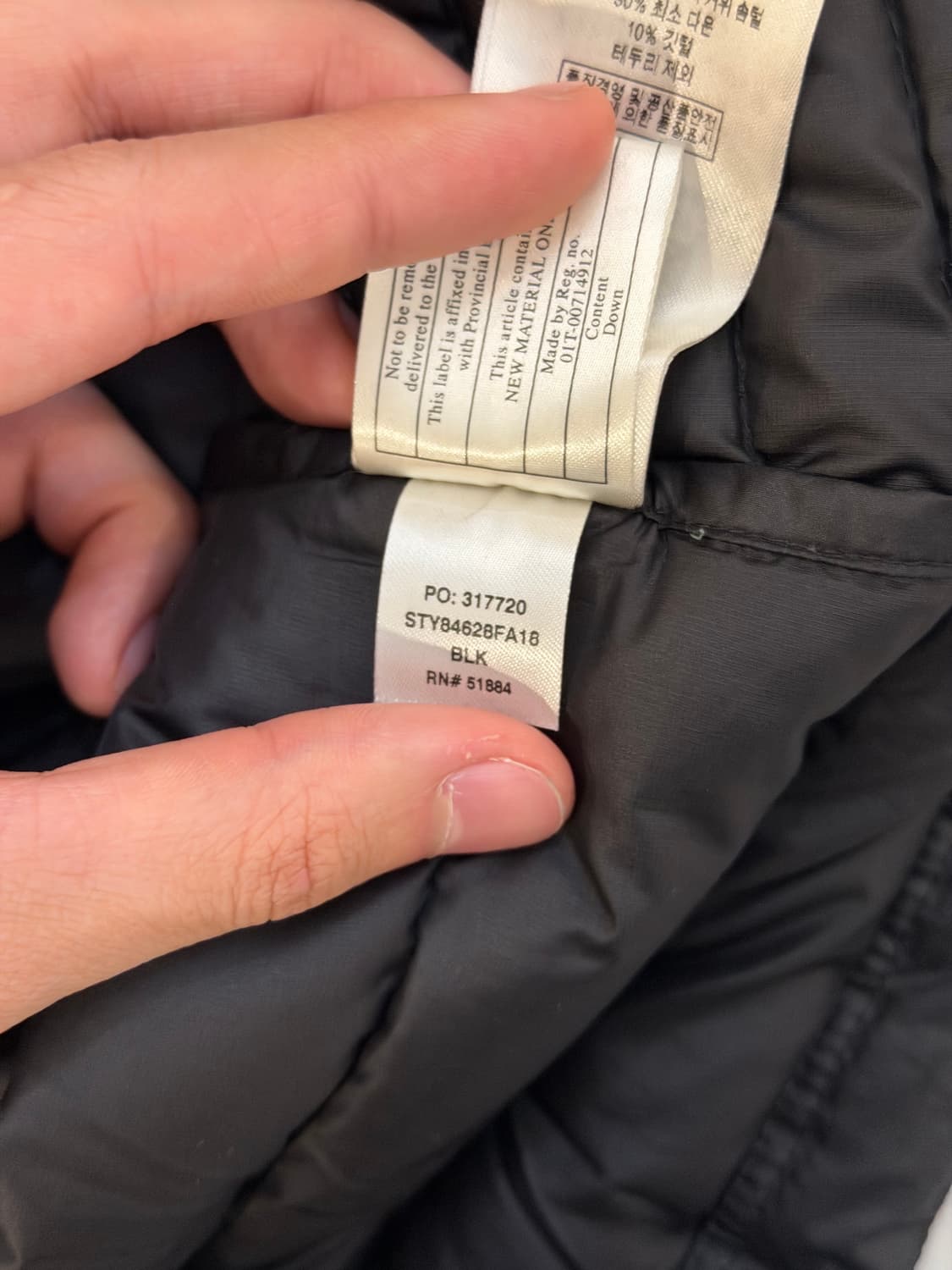 파타고니아 구스다운 경량패딩 조끼 블랙 상품이미지6