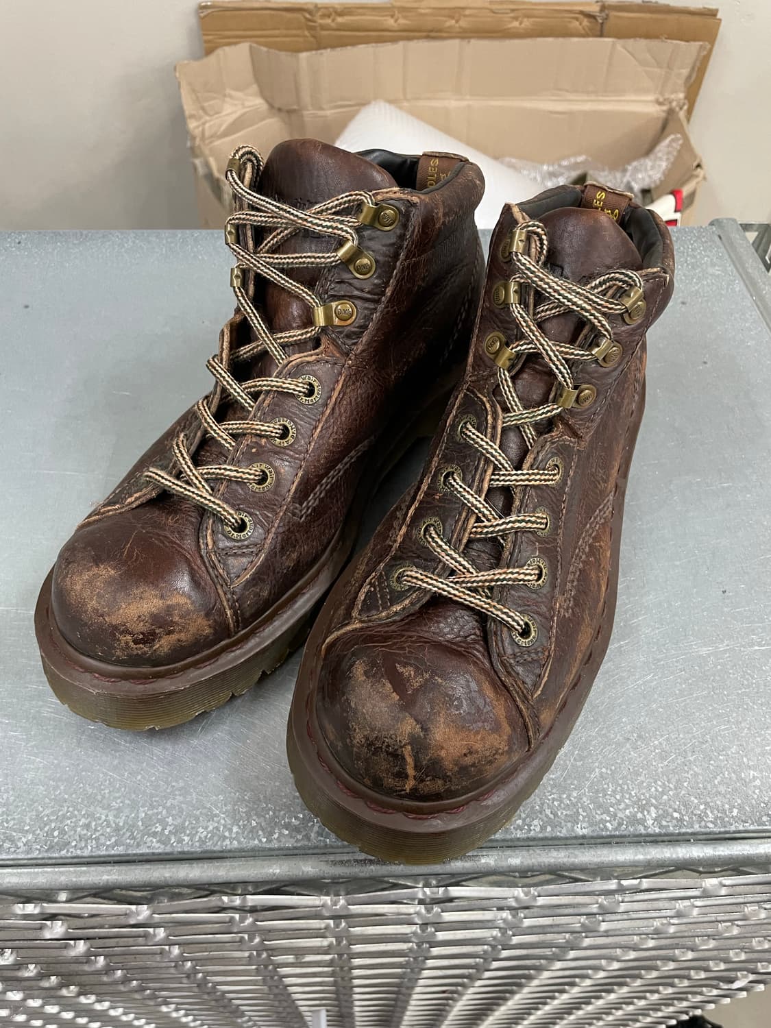 닥터마틴 8287 레더 부츠 브라운 uk10 (gr-4147) 상품이미지2