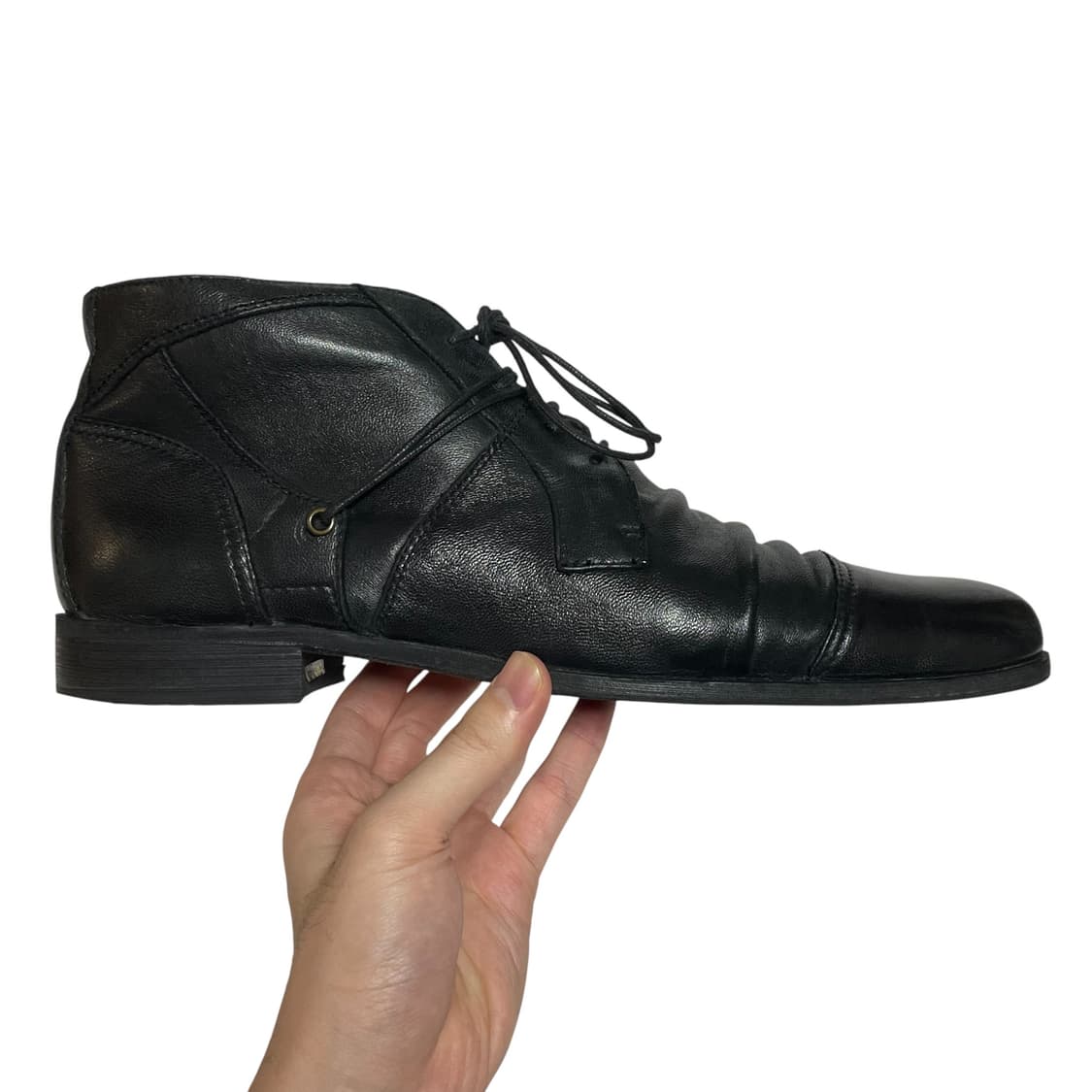 훕데두 주름가공 처커부츠 상품이미지6