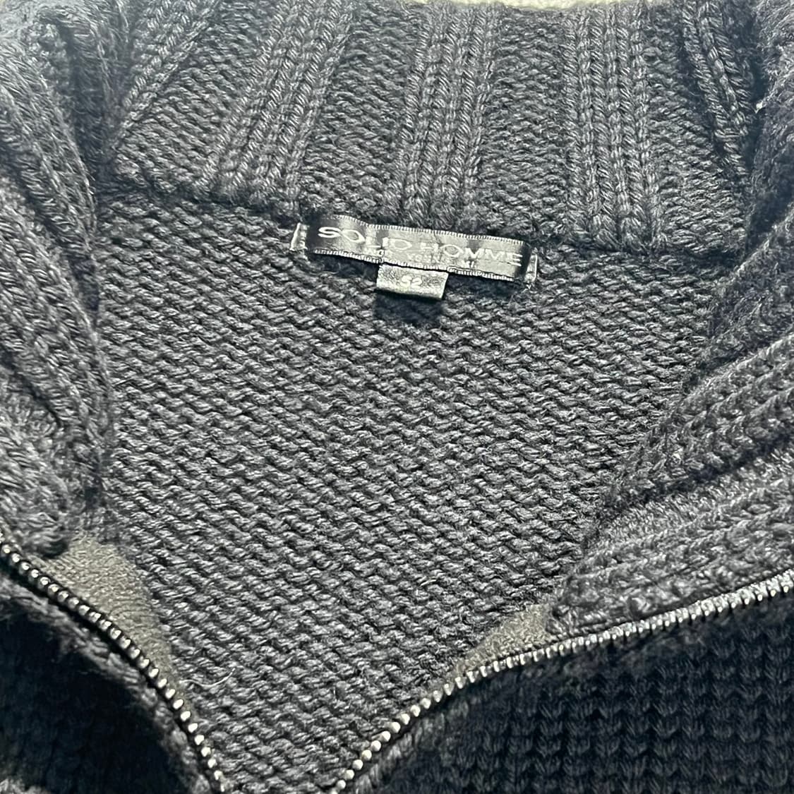 Solid Homme Knit Zip up 상품이미지4