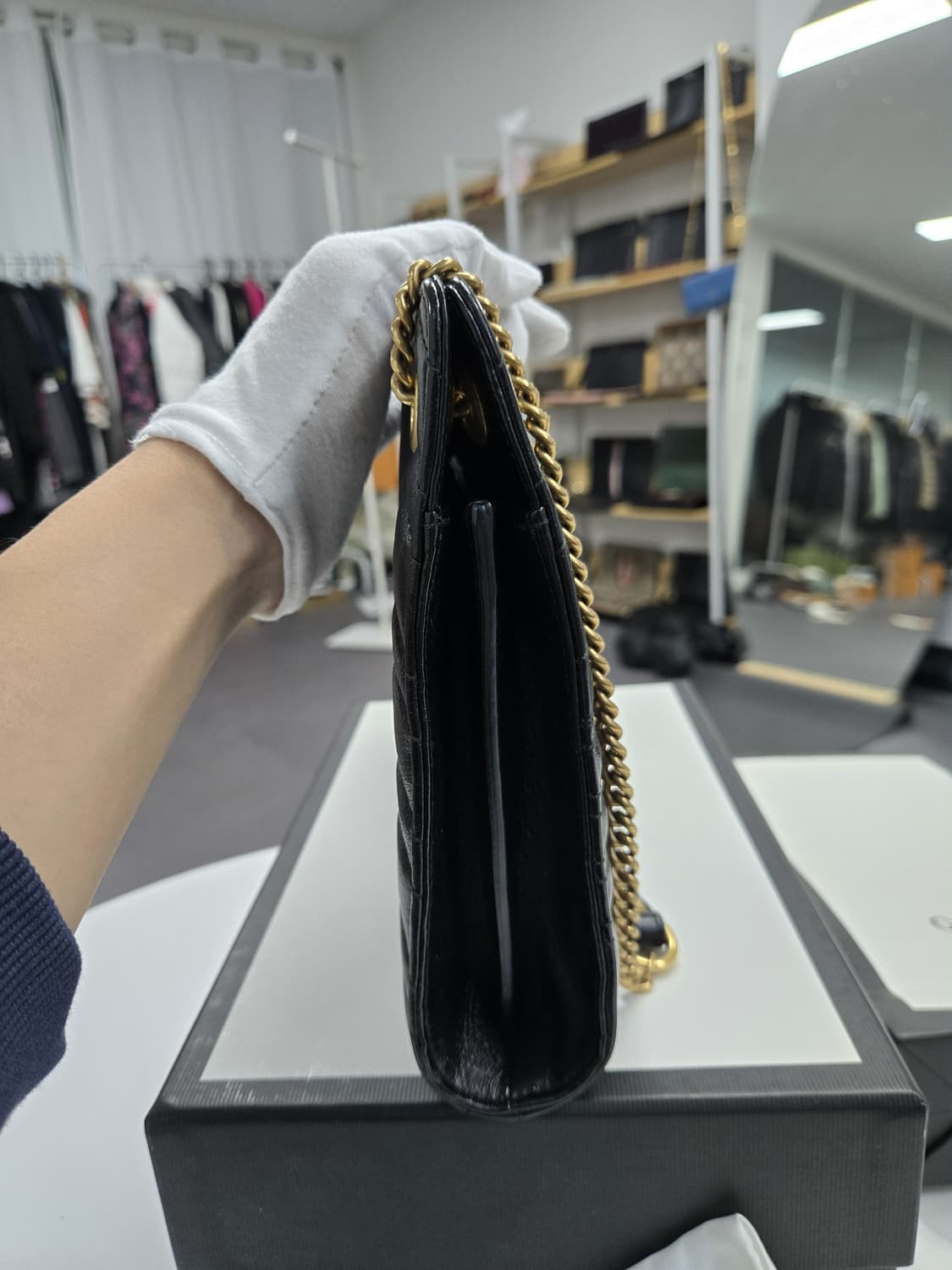 [A급컨디션]구찌 마몬트 마틀라세 숄더백 상품이미지3