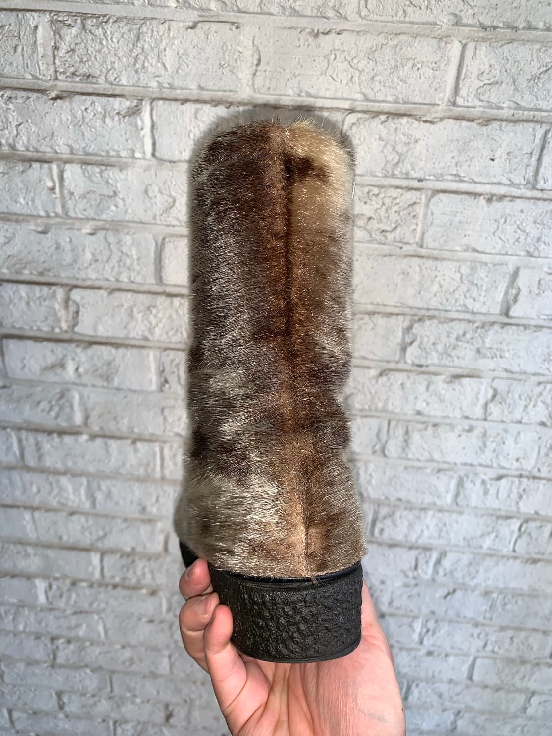 빈티지 퍼 부츠 41 260 상품이미지6