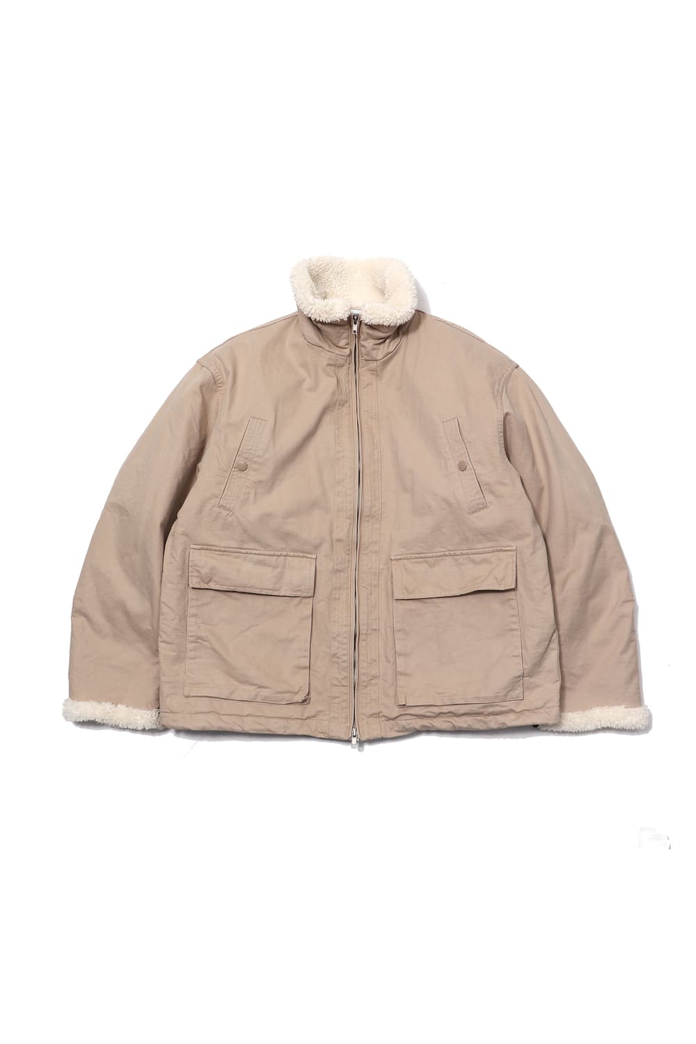 PARTIMENTO 3M 신슐레이트 보아 플리스 무톤 베이지 재킷 L 상품이미지2