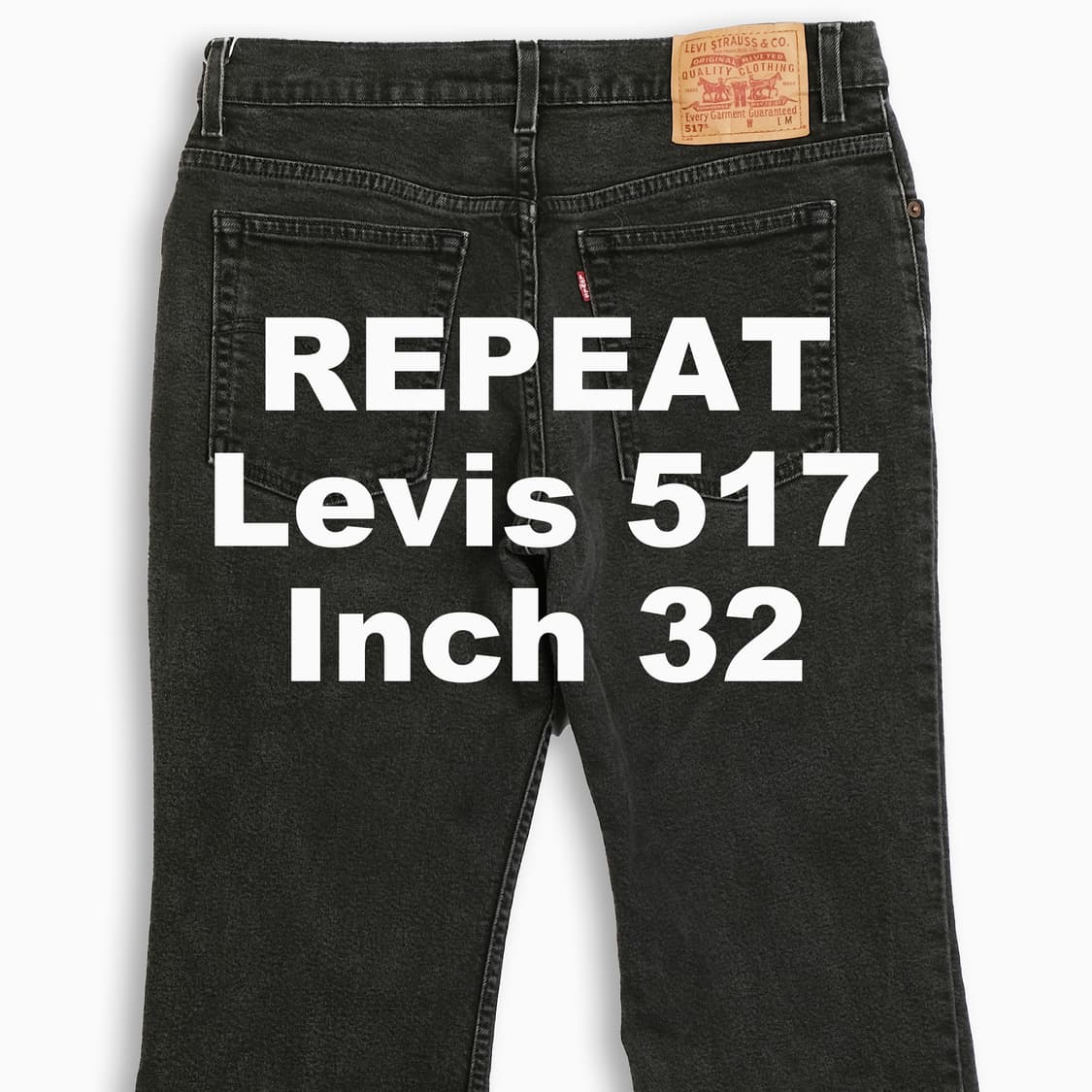 빈티지 리바이스 517 90s 흑청 블랙진 32 인치 LV5173298 상품이미지1