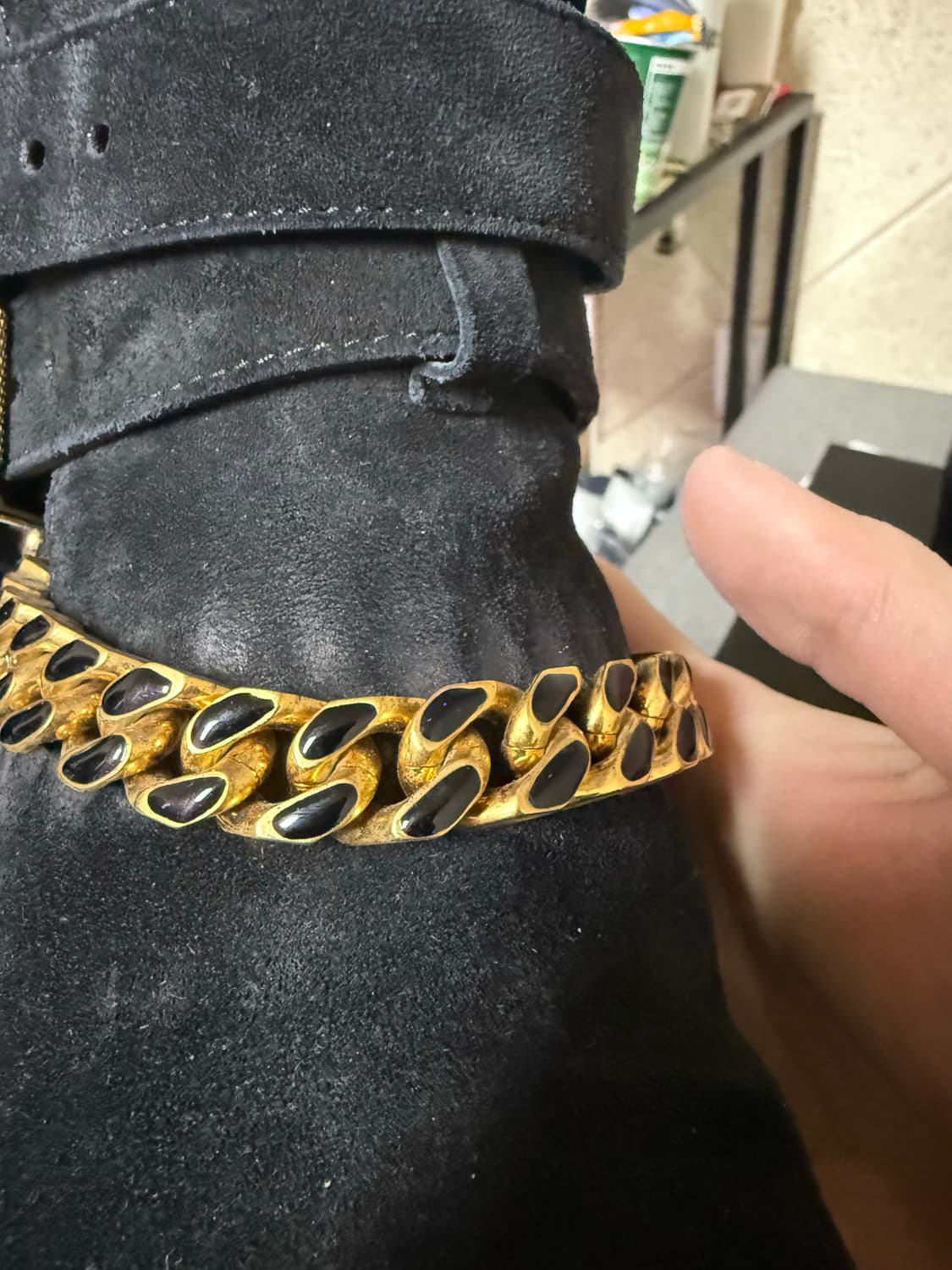 아미리 조드퍼 체인 스웨이드 부츠 상품이미지3