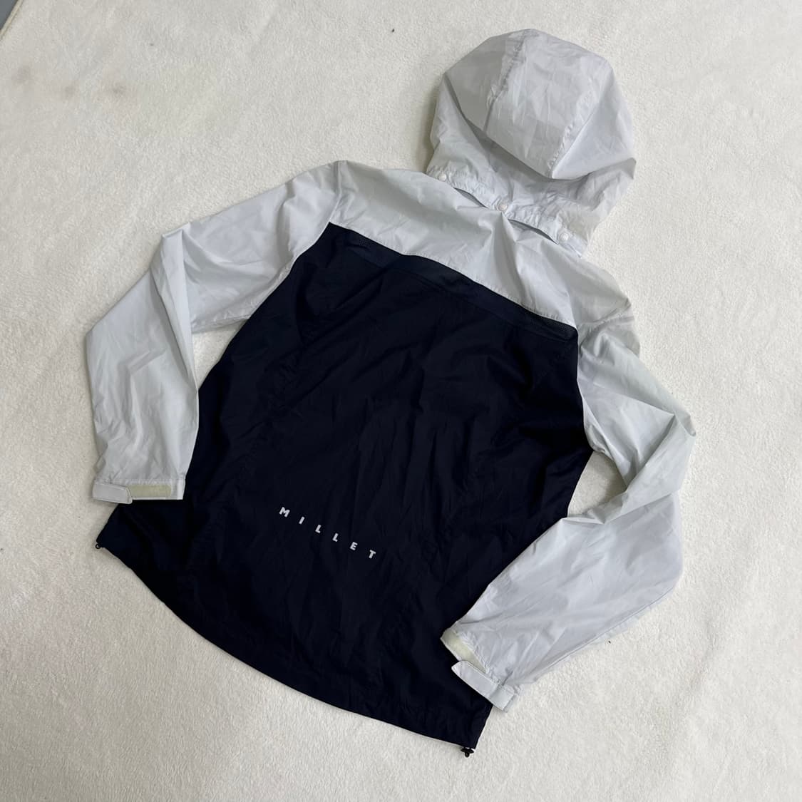 100 밀레 투톤 나일론 바람막이 자켓 0320T 상품이미지2