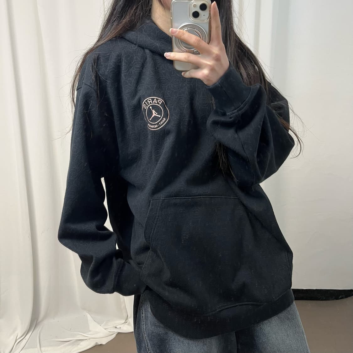 Jordan Black Hoodie 상품이미지3