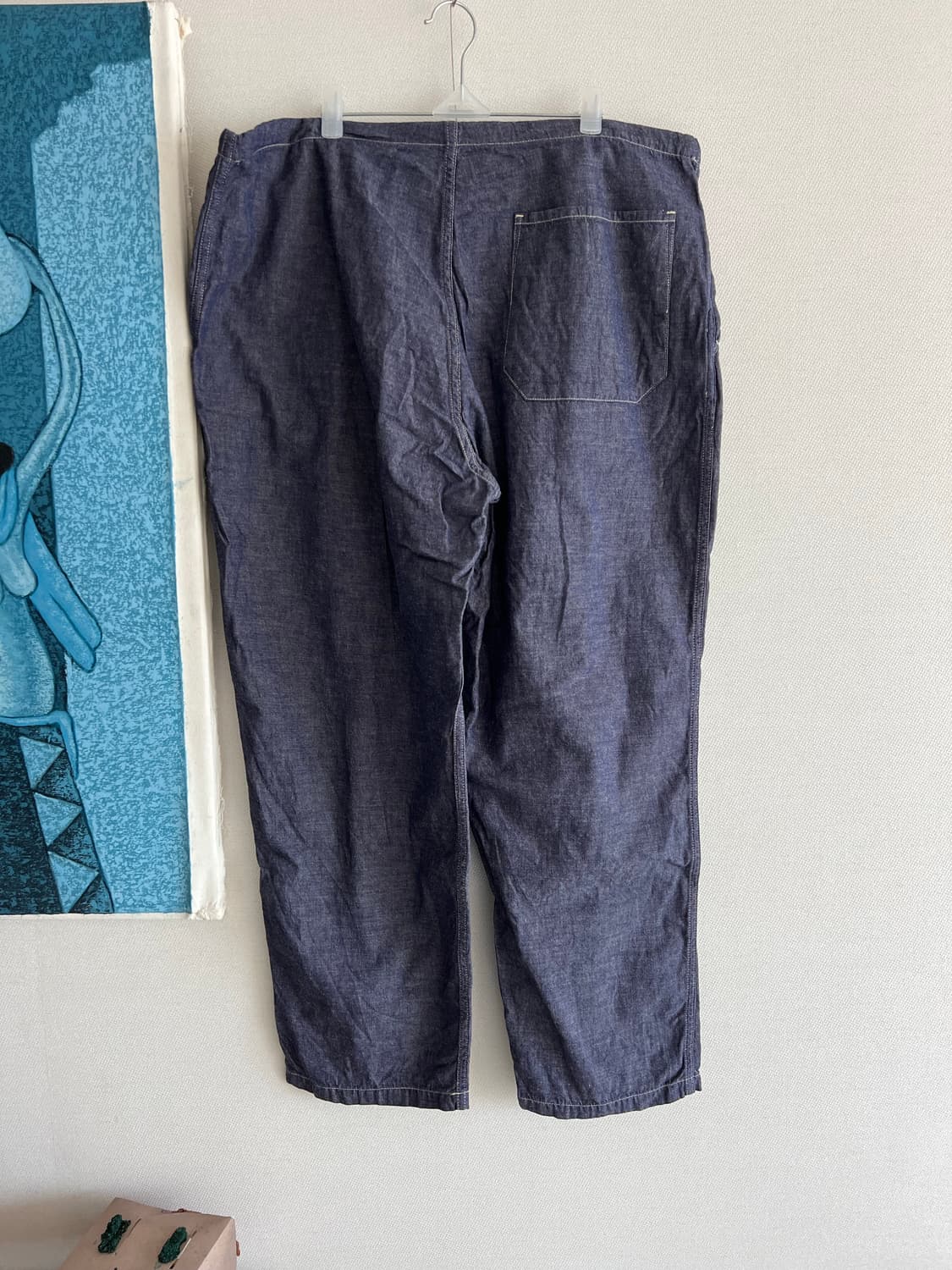 20ss comoli 코튼 데님 스트링 팬츠 2사이즈 상품이미지3