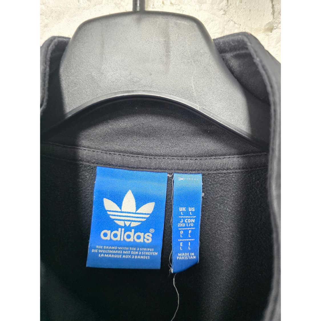 택포// 아디다스 삼선 트랙탑 블랙 화이트 2XL ejk 상품이미지2