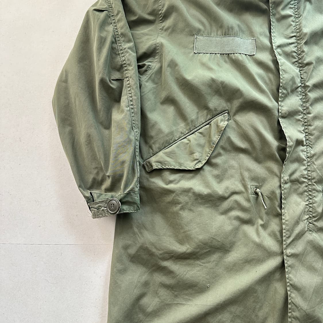 80s USARMY M65 피시테일 파카 자켓 LARGE 상품이미지4