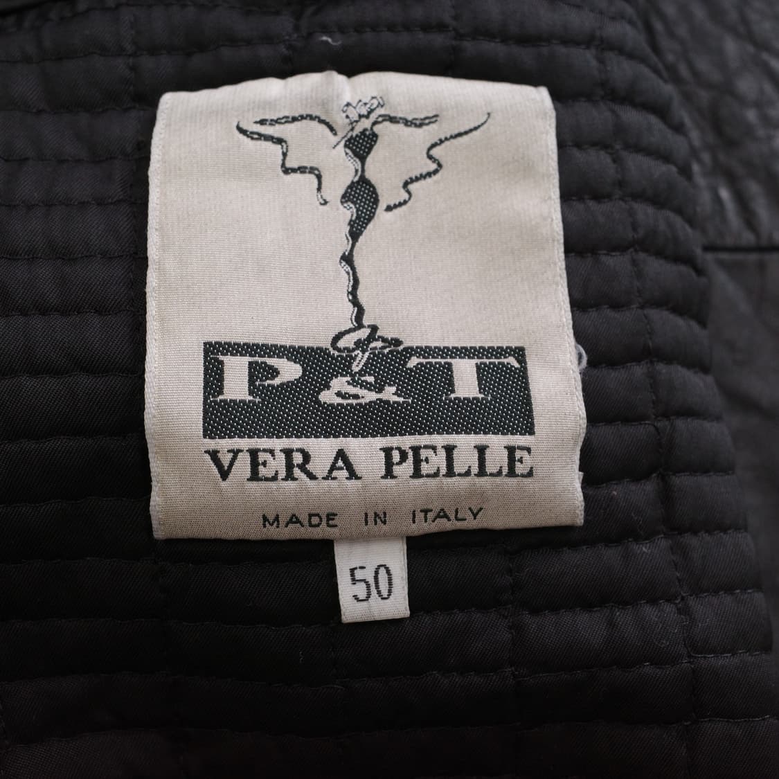 90s 이태리 생산 P&T Vera Pelle 양가죽 더블코트 상품이미지10