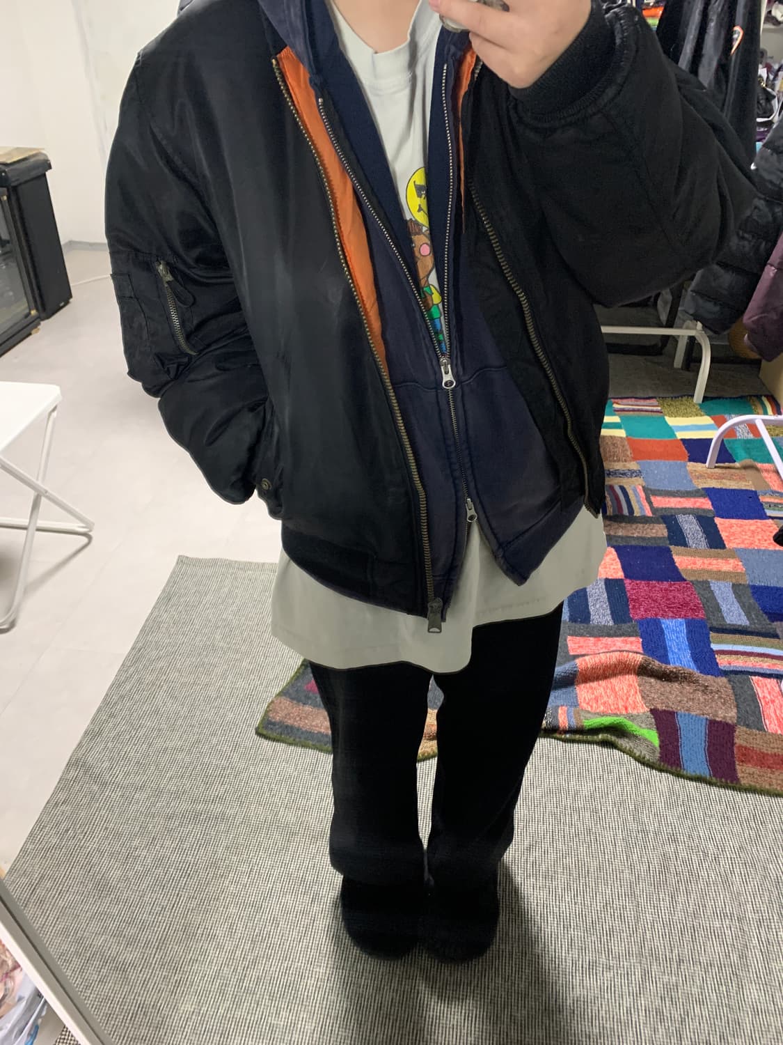 빈티지 밀컴 MA-1 플라이트 자켓 상품이미지9