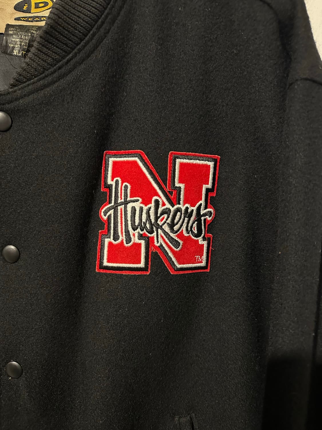 빈티지 90s 네브래스카 콘허스커스 풋볼 울 바시티 자켓 상품이미지3