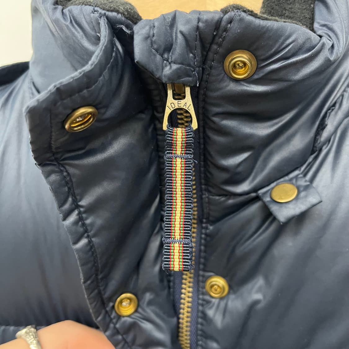 폴로 랄프로렌 패딩 조끼 네이비 여xs 상품이미지3