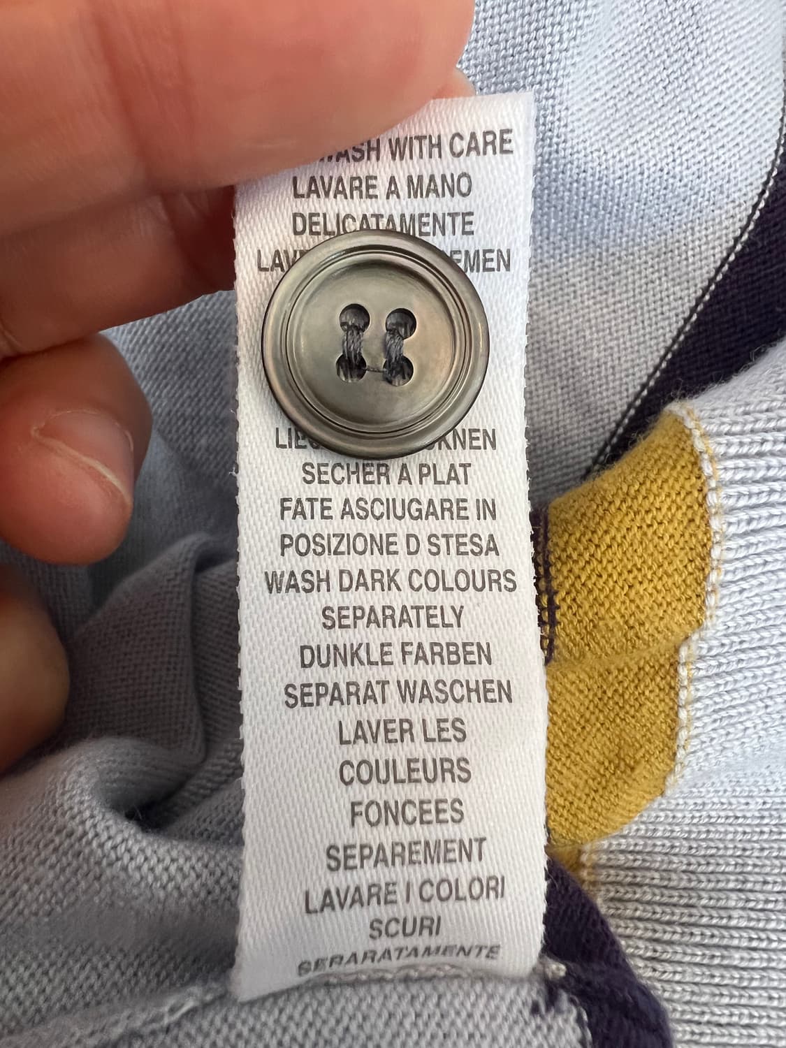 폴스미스 남성 그레이 브이넥가디건 코튼가디건 상품이미지7