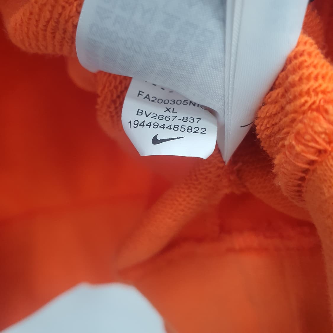 NIKE 나이키 오렌지 맨투맨 (105) 상품이미지4