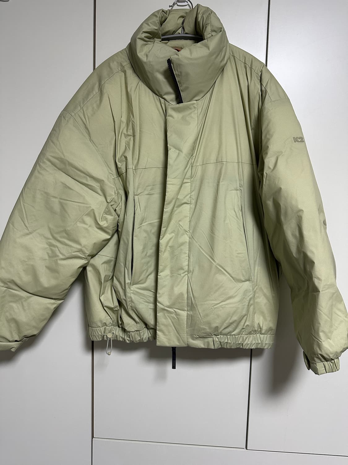 K2 씬에어 경량 패딩 100 그린 클레이 상품이미지1