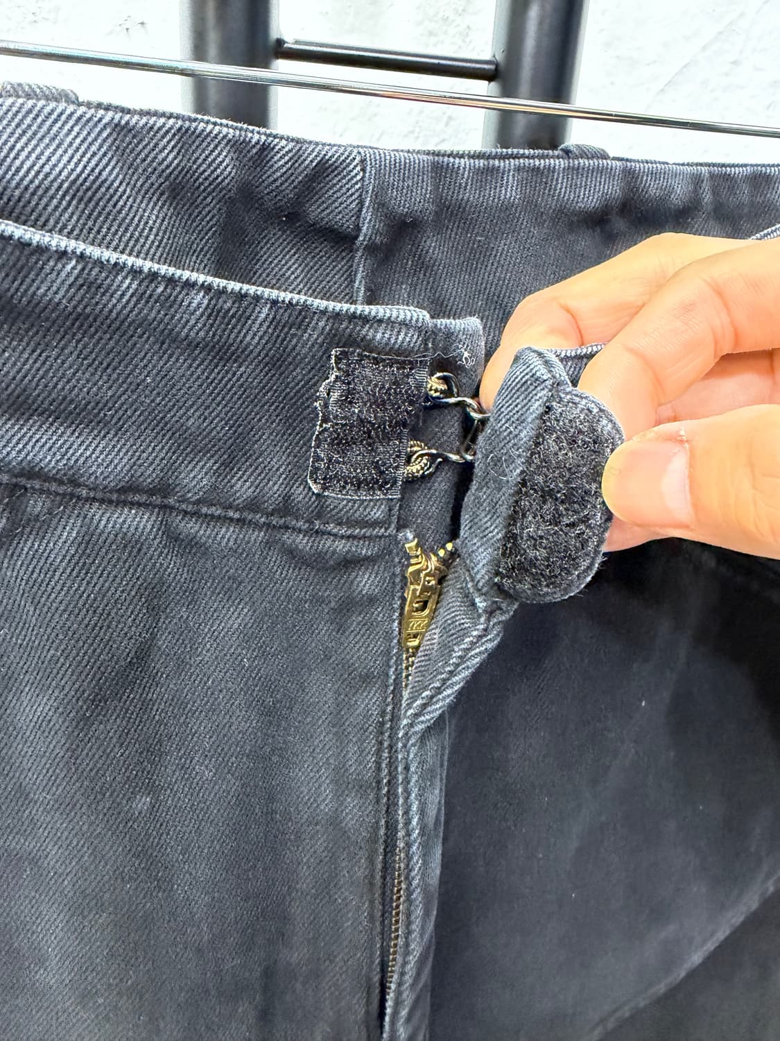 정품) 몬츄라 남성 블랙 데님팬츠 S 상품이미지5