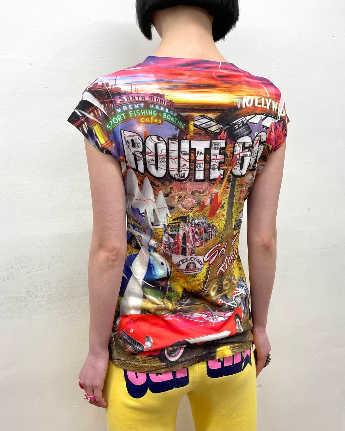 Retro Racing Route 66 T-shirt  상품이미지5