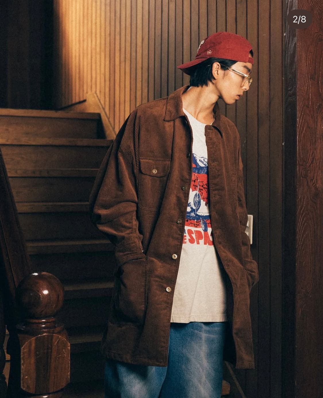 앵글런 Anglan Corduroy Work Coat Jacket  상품이미지3