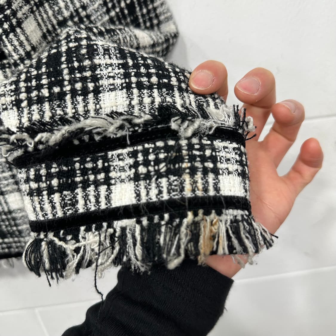 X chromosome in X 트위드 자켓 상품이미지6