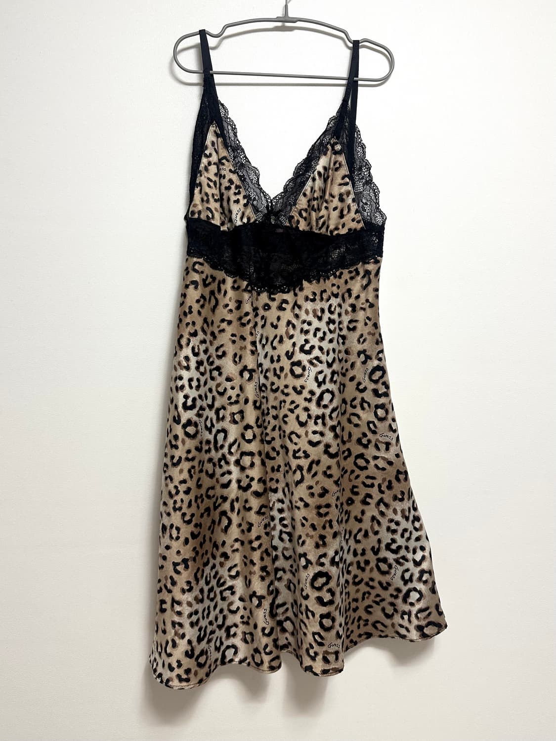 게스 갸루 호피 슬립 원피스 상품이미지1