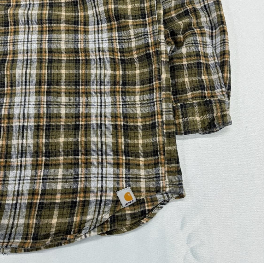 칼하트 버튼 다운 체크셔츠(2XL) 상품이미지3