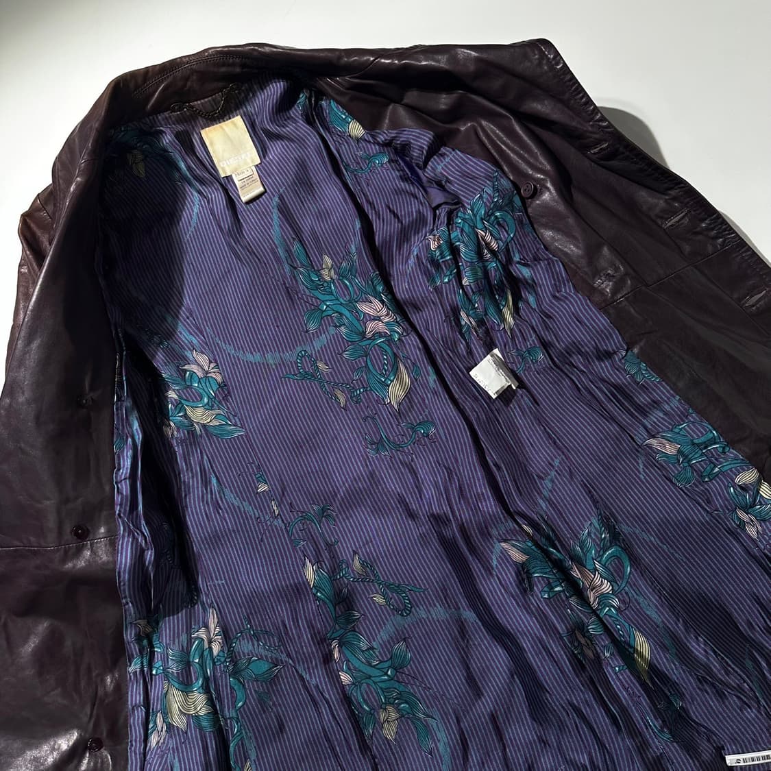 (매장판) 디젤 램스킨 레더 더블 트렌치 코트 상품이미지8