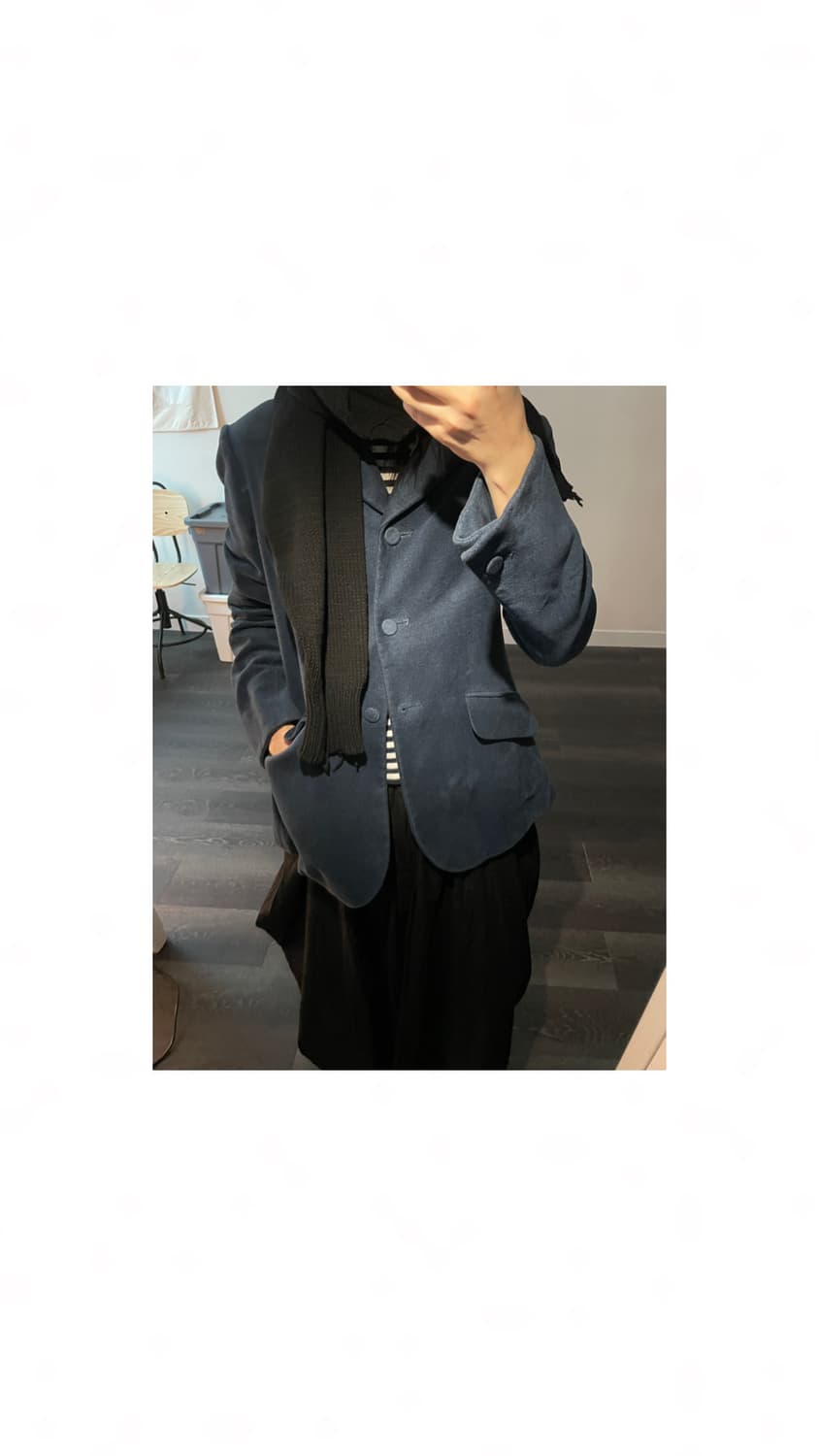 KUMIKYOKU blue jacket 상품이미지2