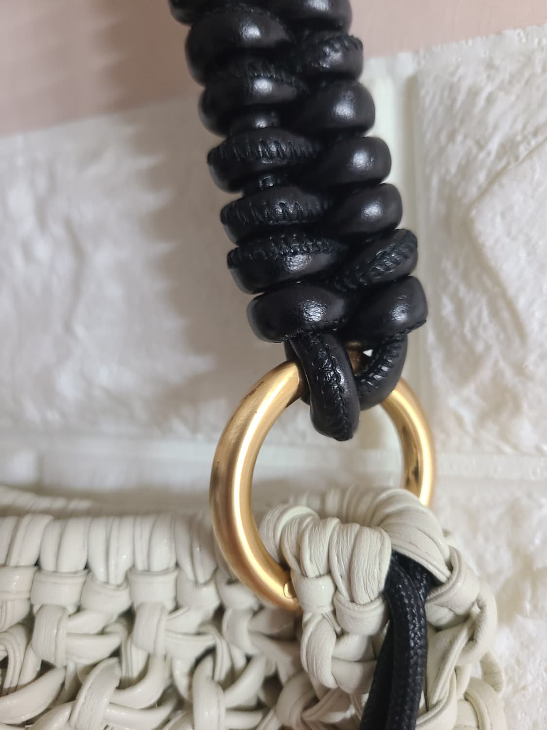 하이퀄 가죽 크로쉐 네트백 상품이미지3