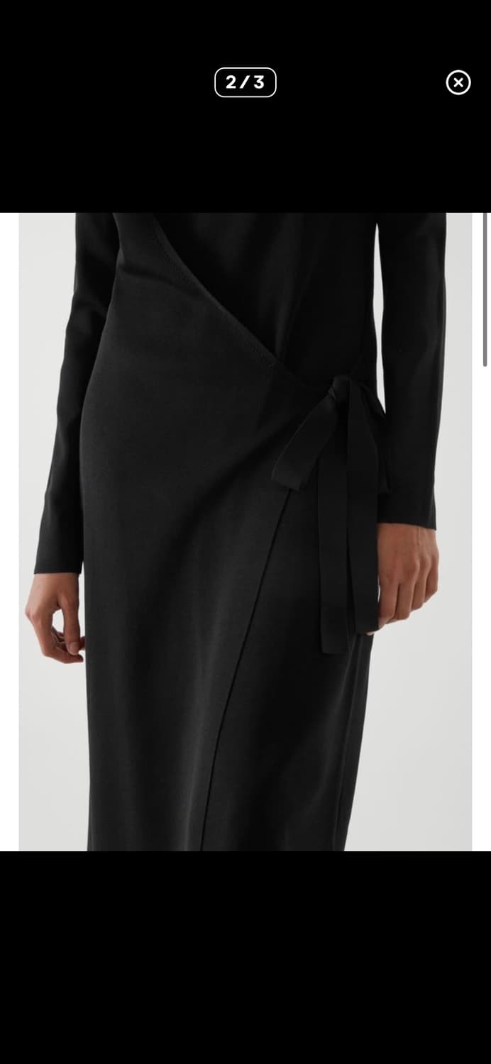 새상품 COS 코스 니트 랩원피스 상품이미지3