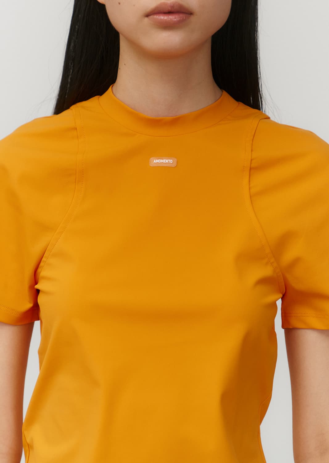 아모멘토 슬림핏 로고 탑 상품이미지4