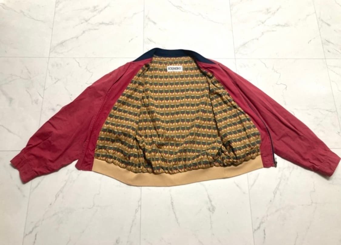 90s 아이스버그 코튼 블루종 봄버 자켓 105-110 상품이미지4