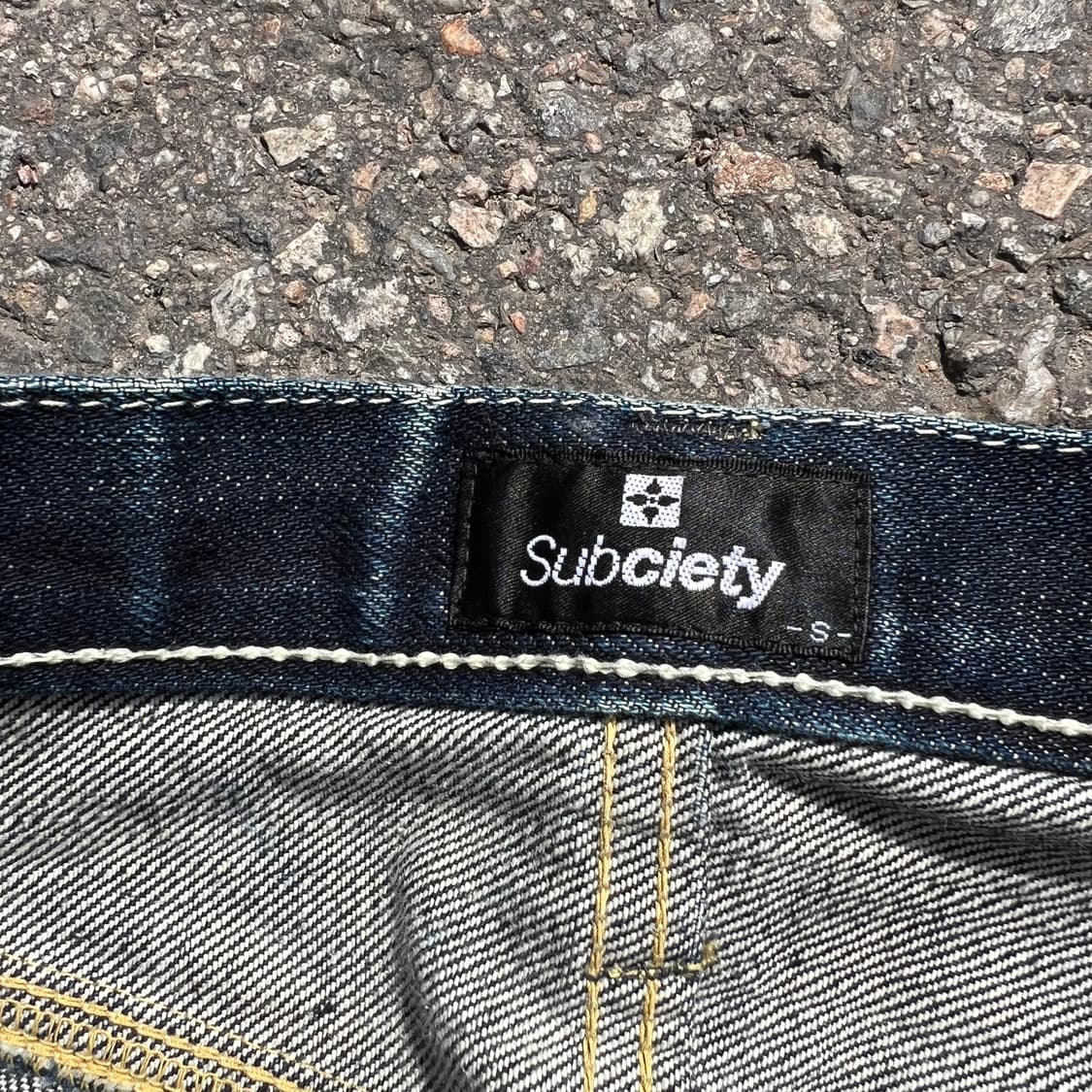 Subciety 자수 셀비지 데님 팬츠 상품이미지9