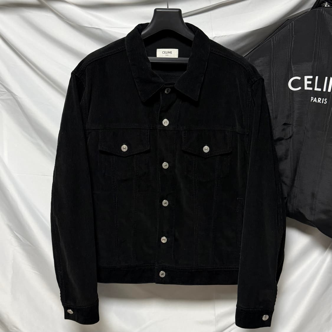 [S+급/XL] 셀린느 코듀로이 파리스 트러커 자켓 상품이미지3