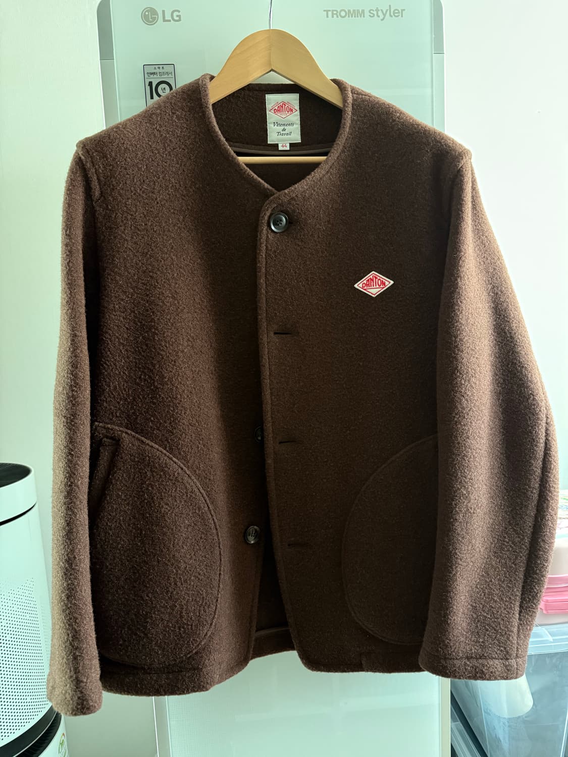 단톤 논카라 울코트 상품이미지1