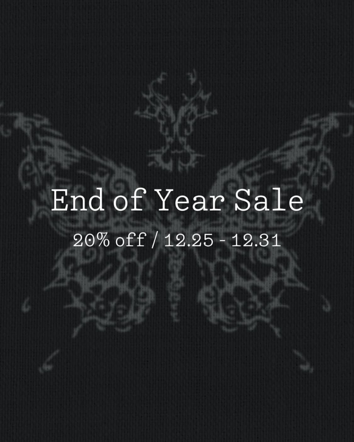 𝙴𝚗𝚍 𝚘𝚏 𝚈𝚎𝚊𝚛 𝚂𝚊𝚕𝚎 / 𝟸𝟶% 상품이미지1