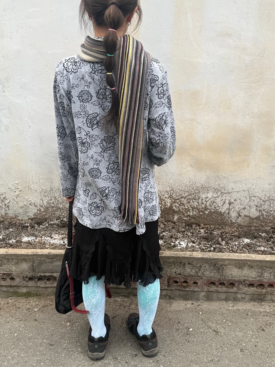 빈티지 플라워패턴 포켓 버클 자켓 상품이미지4